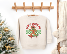 Can't catch me gingerbread man Christmas crewneck sweatshirt for toddlers and kids 