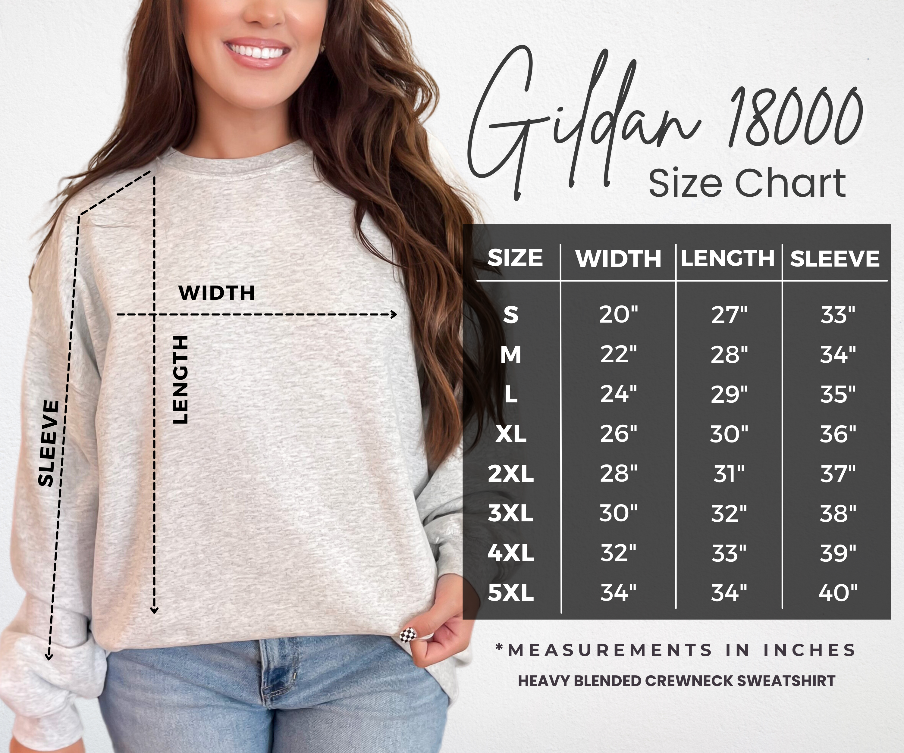 cheer mom sweatshirt gildan size chart