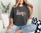 baseball mama tshirt in pepper