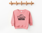 mauve basketball sister sweatshirt.  Made in a unsiex pullover style.