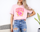 cheer babe all star tshirt for cheerleaders in pink