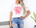 cheer babe all star tshirt for cheerleaders in white