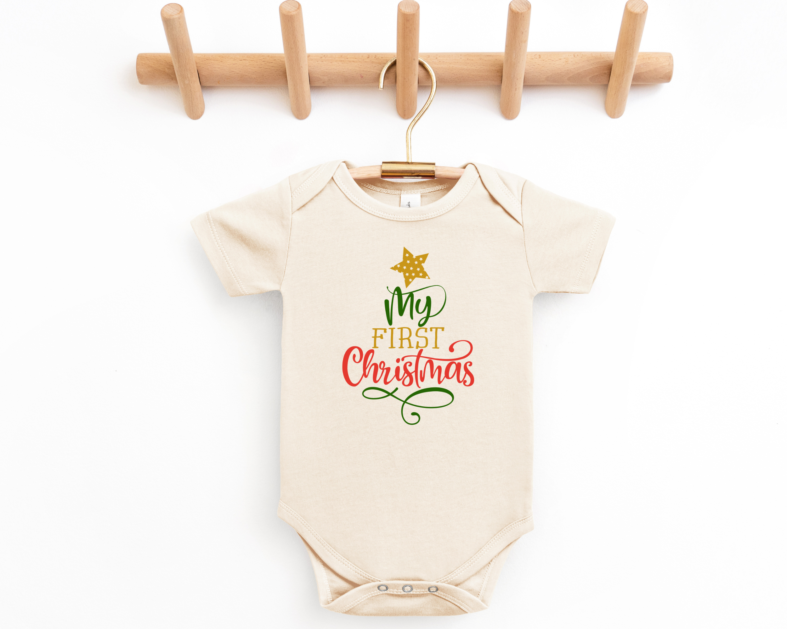 my first Christmas baby onesie for infants