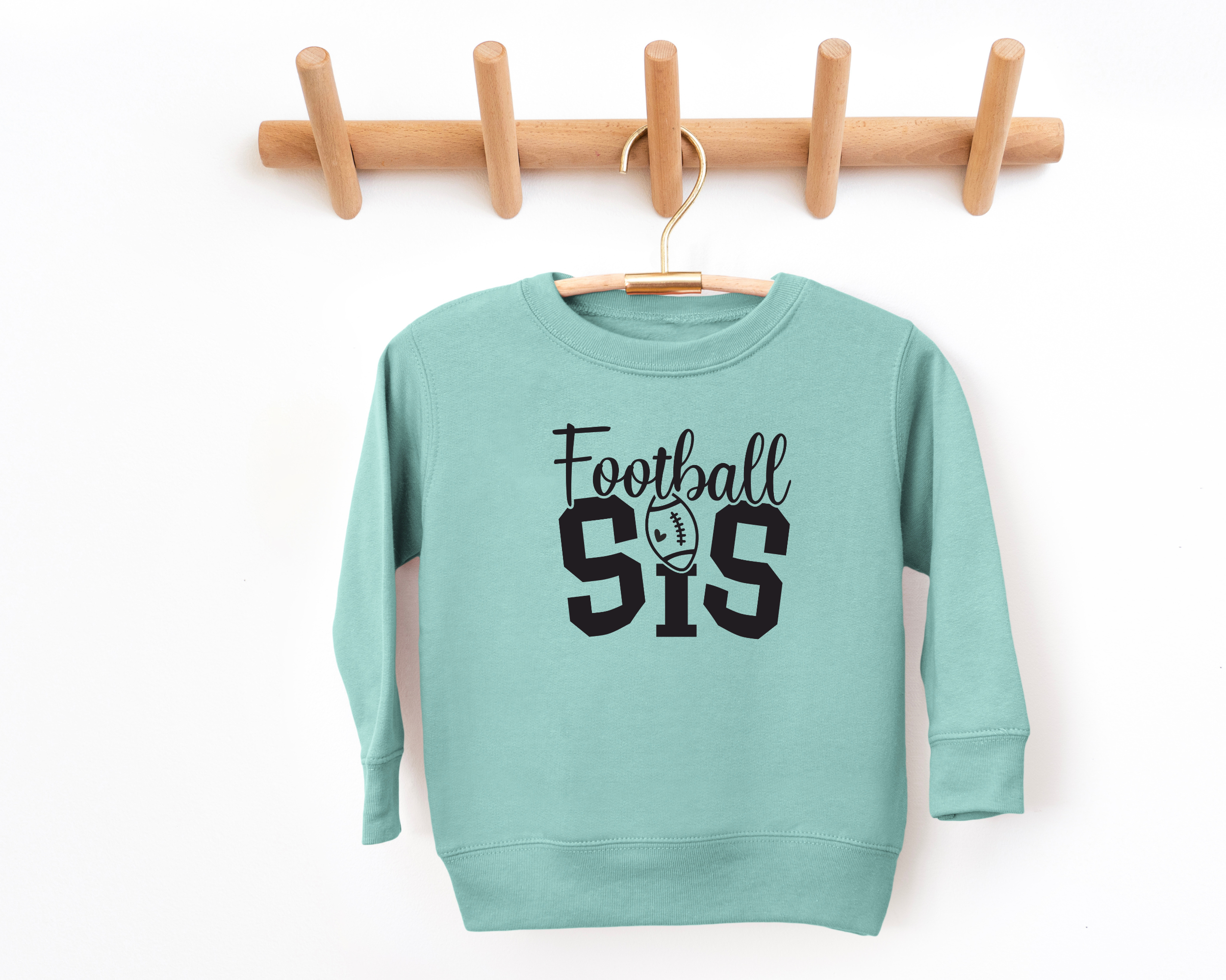 football sister sweatshirt in saltwater