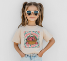 toddler girl christian shirt.  Hand picked by God kids spring tshirt.