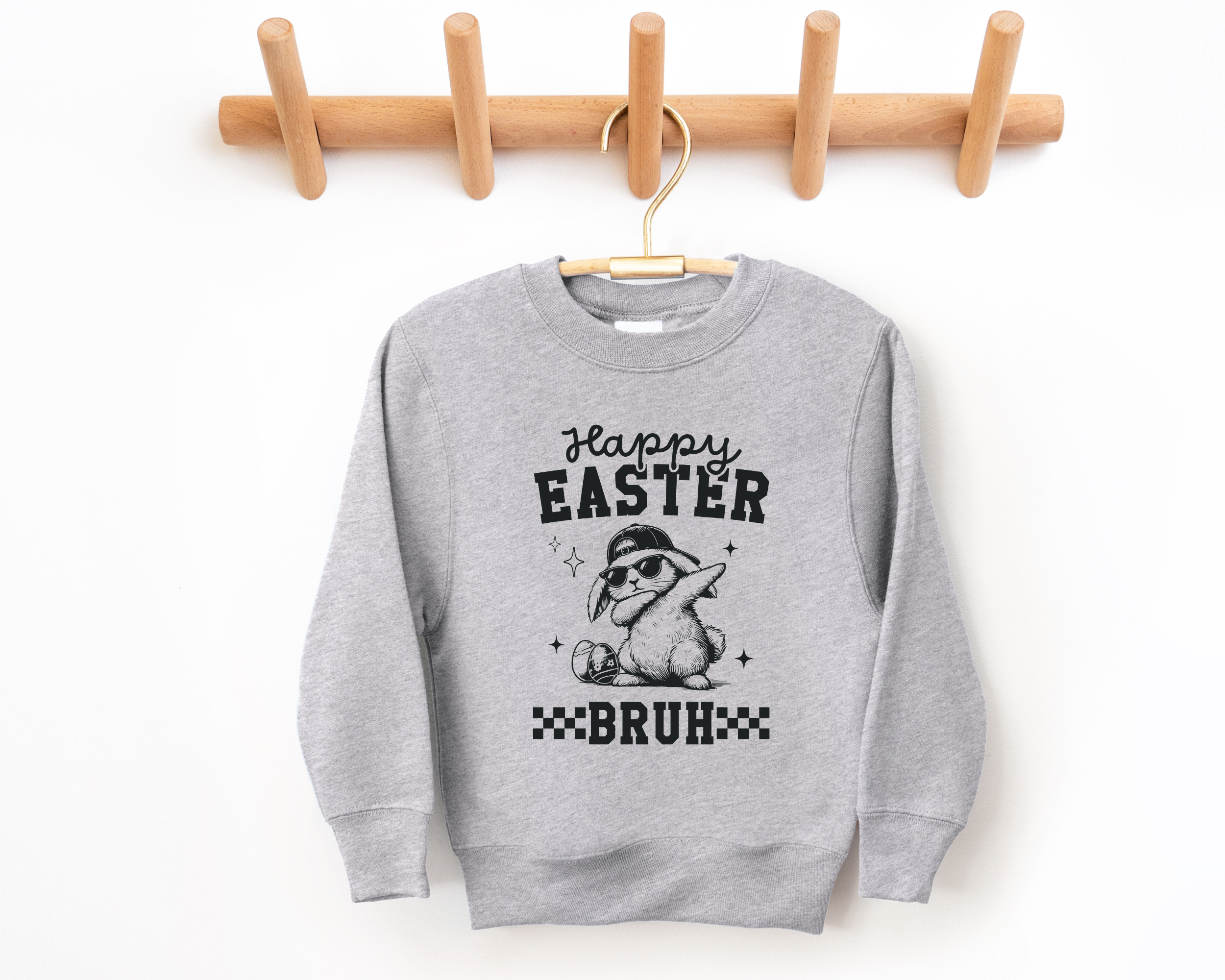 Happy Easter bruh funny boys sweatshirt for Easter Day