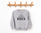 He is risen kids easter sweatshirt