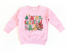 In my Christmas era Taylor Swift inspired holiday sweatshirt for kids and toddler aged children.