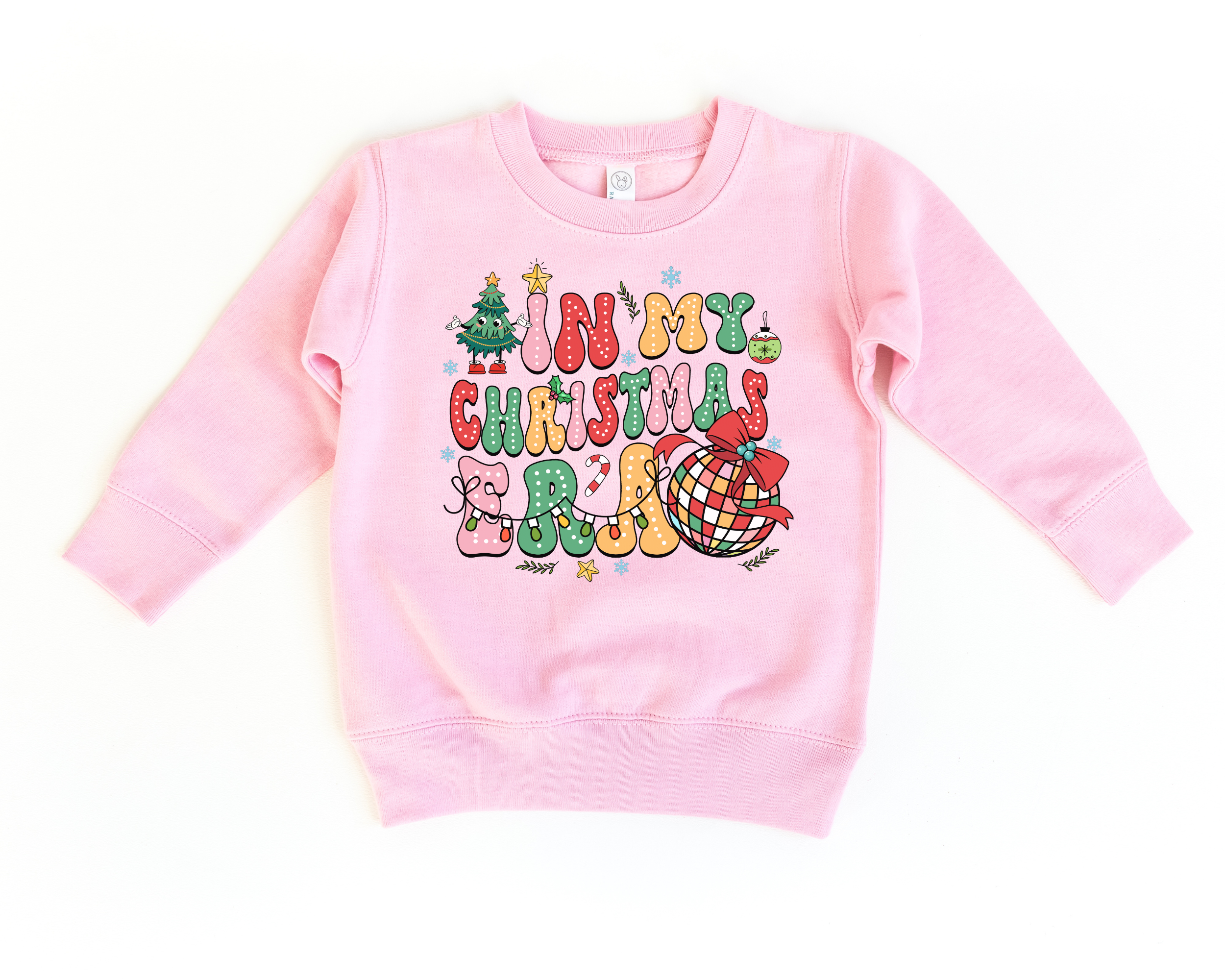 In my Christmas era Taylor Swift inspired holiday sweatshirt for kids and toddler aged children.