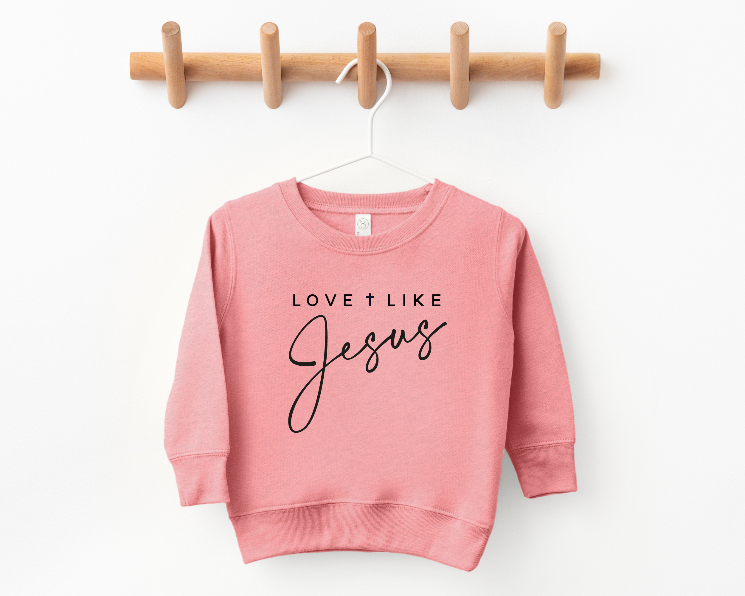 Love like jesus kids christian sweatshirt