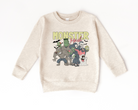 Retro inspired monster mash sweatshirt in natural