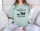 Please be patient with me oregon trail shirt in color bay