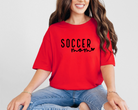 soccer mom womens graphic tee