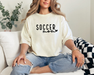 soccer mom womens graphic tee