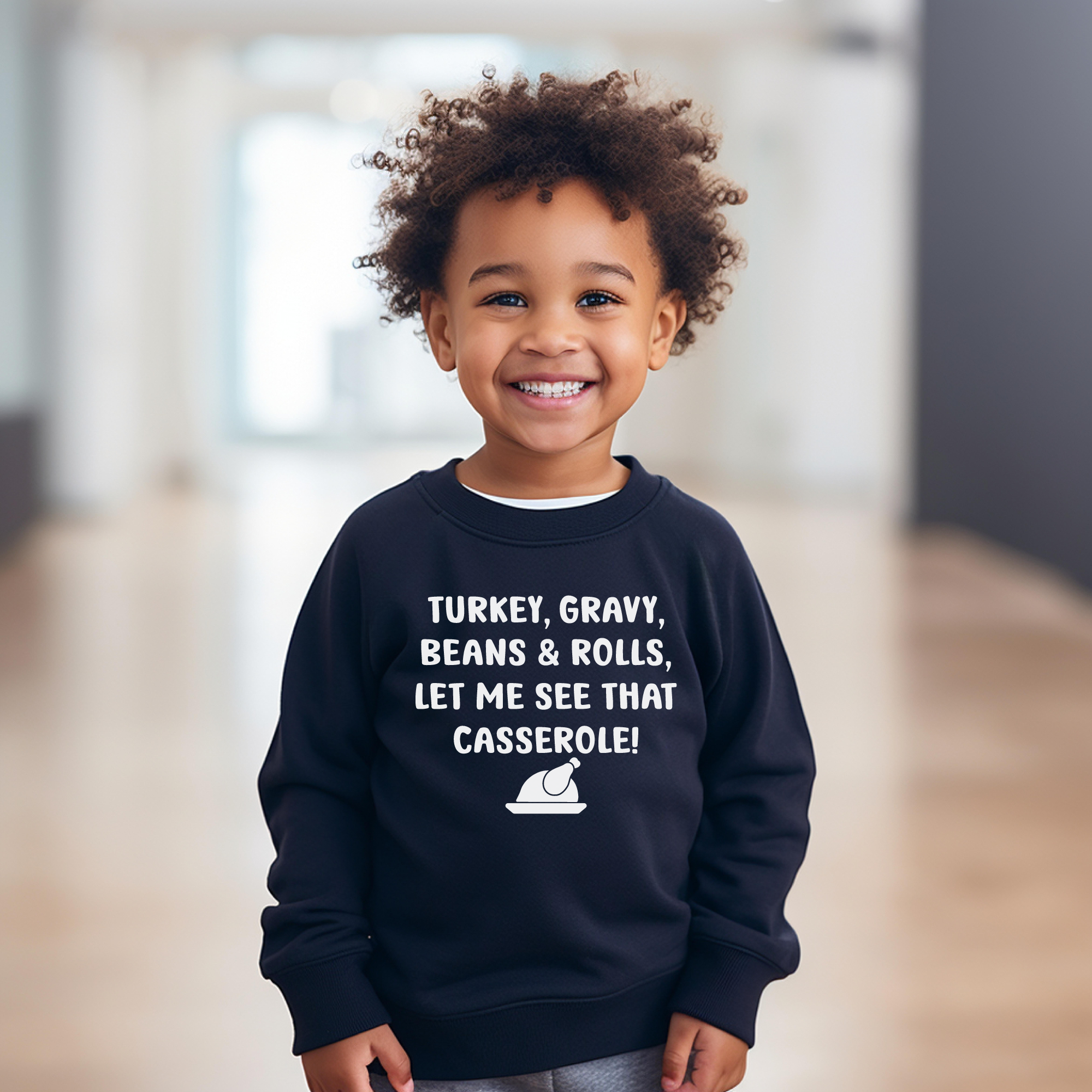 funny kids sweatshirt for thanksgiving or easter.